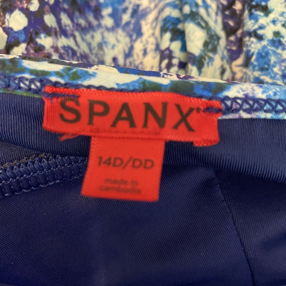 Spanx Blue Python Nile Bra-Llelujah Underwire One… - image 7